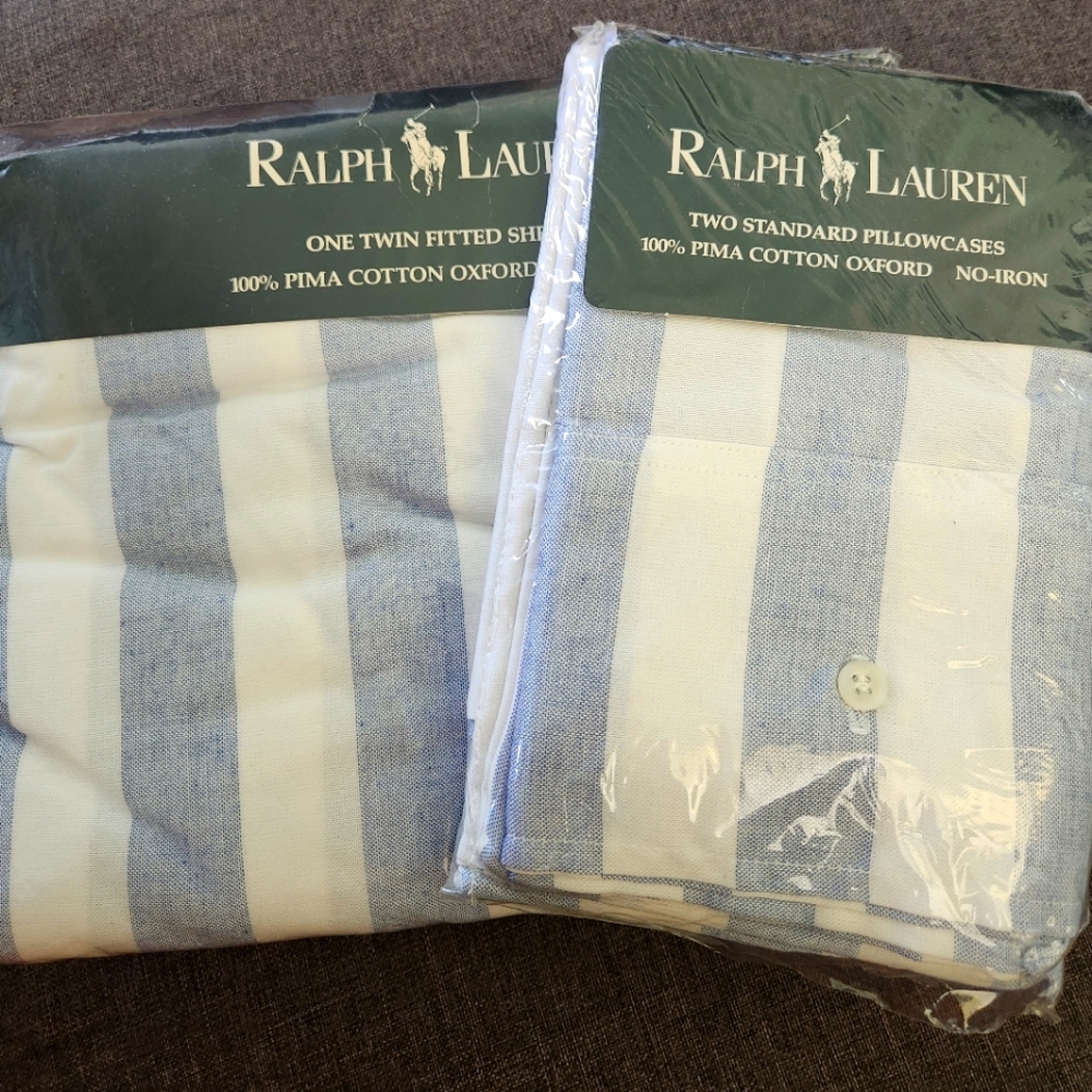 Ralph Lauren- Vintage Twin Sheet Set